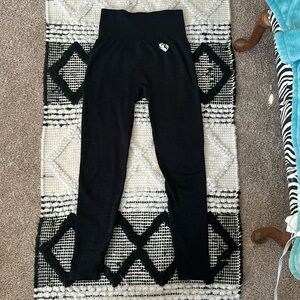 Women's best Black high-waisted seamless leggings